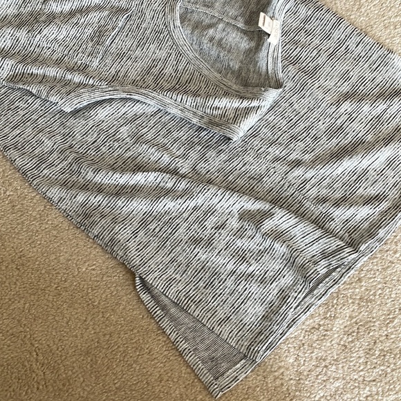 J Crew striped black/gray/white tank dress size xxs - Picture 4 of 4